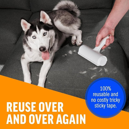 Pet Hair Remover and Reusable Lint Roller - Cat and Dog Hair Remover for Furnitu