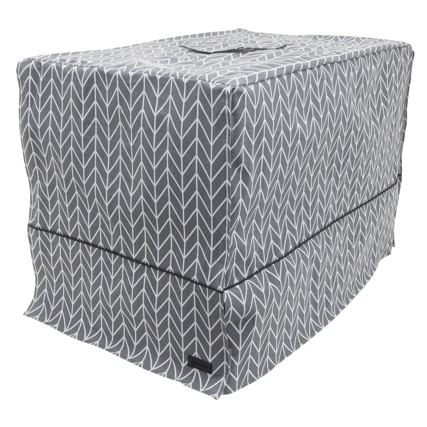 24" Gray Crate Cover