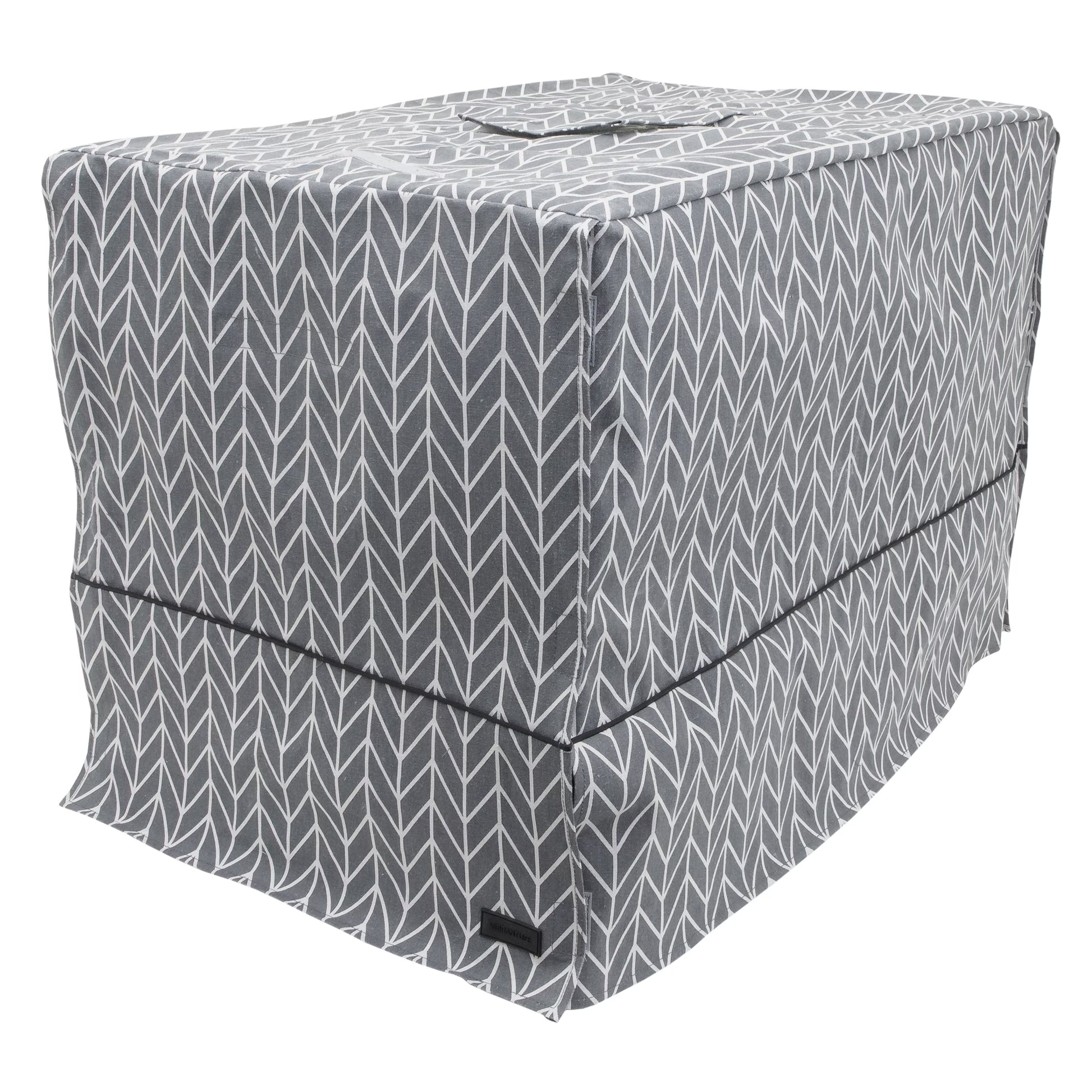 24" Gray Crate Cover