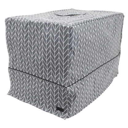 24" Gray Crate Cover