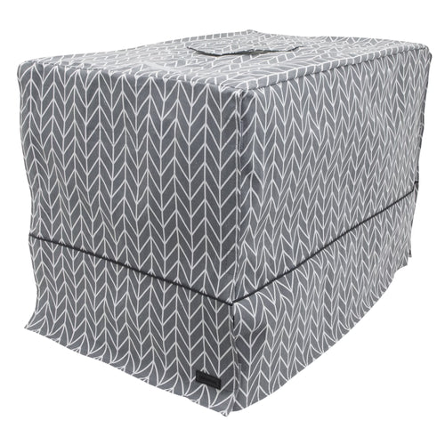 24" Gray Crate Cover