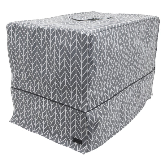 24" Gray Crate Cover