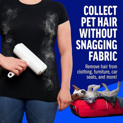 Pet Hair Remover and Reusable Lint Roller - Cat and Dog Hair Remover for Furnitu